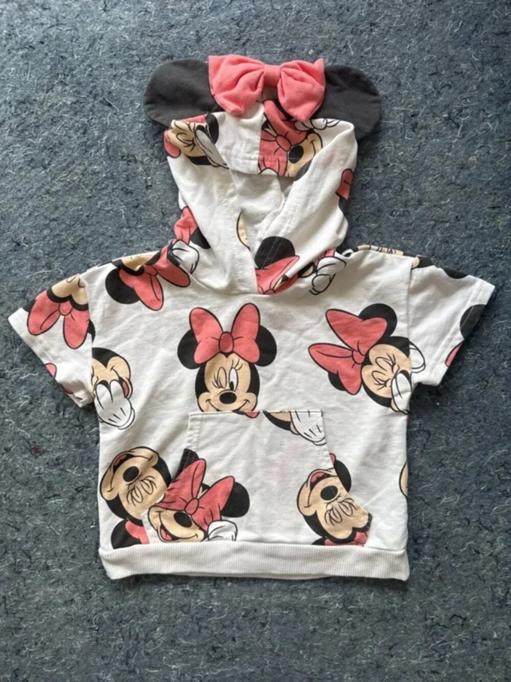 Disney Minnie Mouse Girls Hoodie – Size 4